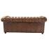 Pohovka trojmístná Chesterfield Manchester z pravé hovězí kůže