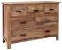 Dřevěná komoda z masivu palisandr 115x50x90