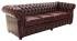 Chesterfield pohovka čtyřmístná