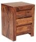 Dřevěný noční stolek  z masivu palisandr 45x60x40