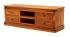 Rustikální tv stolek z masivního dřeva palisandr 160x55x45