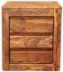 Dřevěný noční stolek z masivu palisandr 45x50x40