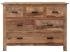 Dřevěná komoda z masivu palisandr 115x50x90