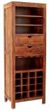 Domácí vinotéka 65x180x45 z dřeva palisandr