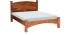 Postel z masivu 200x180 z dřeva palisandr 