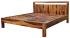 Postel masiv z dřeva palisandr 200x180