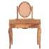 Toaletní stolek se zrcadlem + taburet z indického masivu palisandr